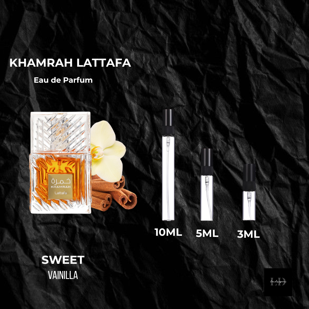 Khamrah Lattafa - Eau de Parfum Decants